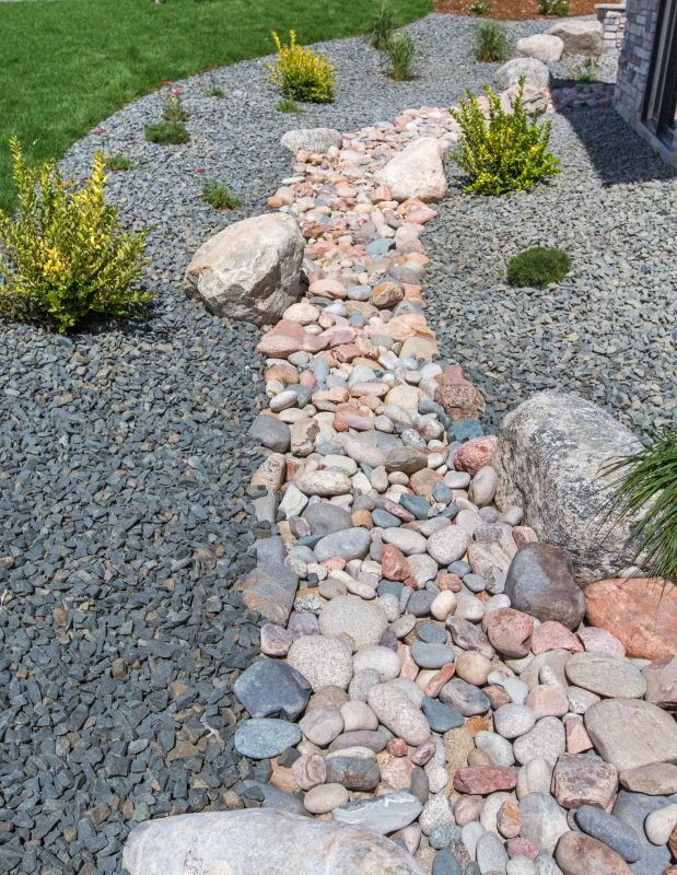 River Rock Landscaping in Ventura County, CA